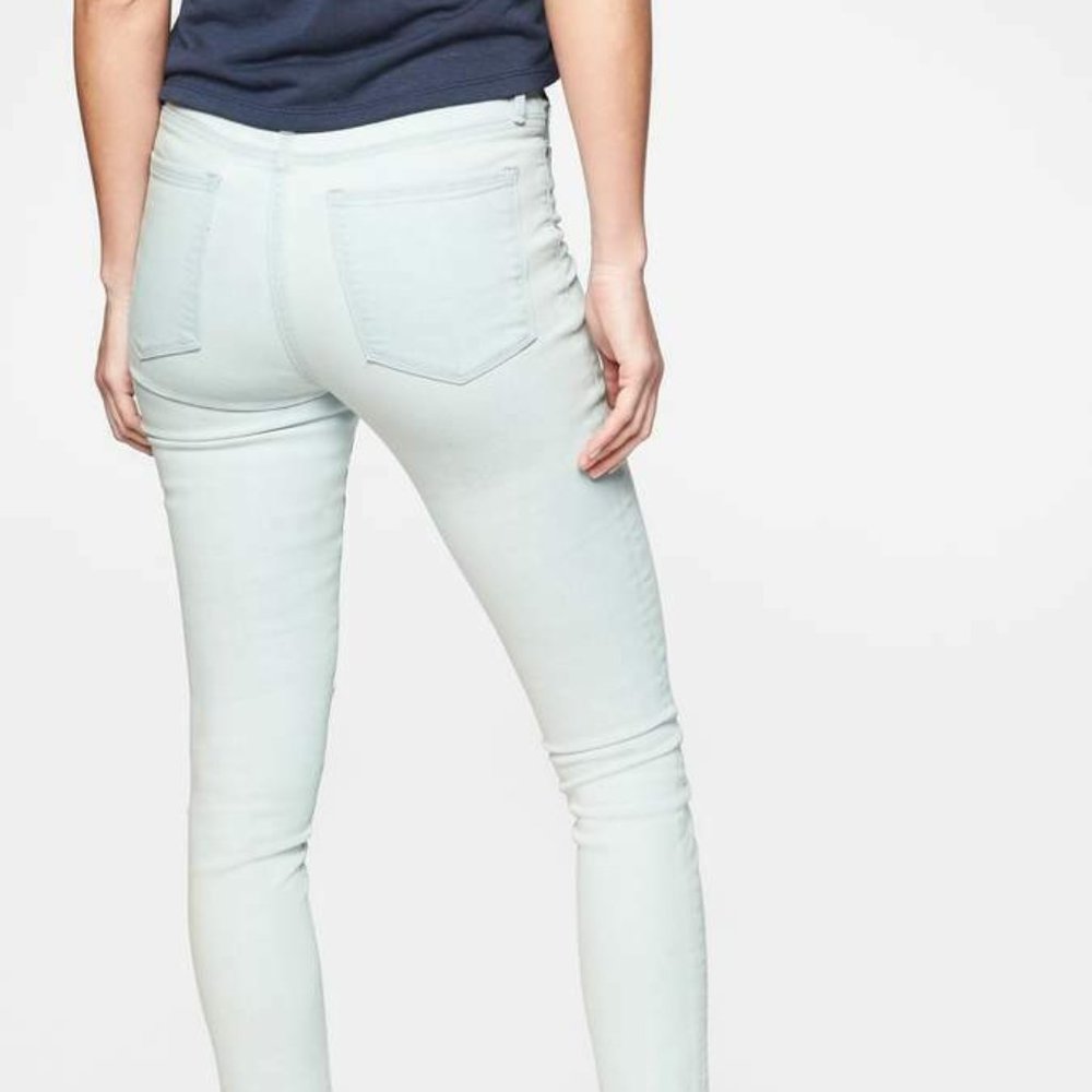 NWT! Athleta Women's Sculptek Crop Skinny Jeans Biscayne Wash/Size-6 - Picture 3 of 11